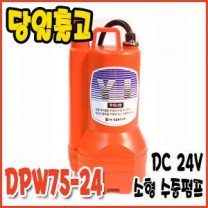 대화 DPW75-24 [소형/수동/수중펌프/DC24V]